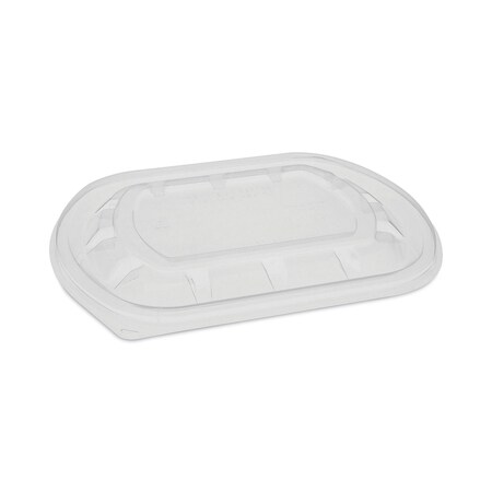 Pactiv Evergreen ClearView MealMaster Lids with Fog Gard Coating, Medium Flat Lid, 8.13 x 6.5 x 0.38, Clear, PK252 YCN8462S00D0